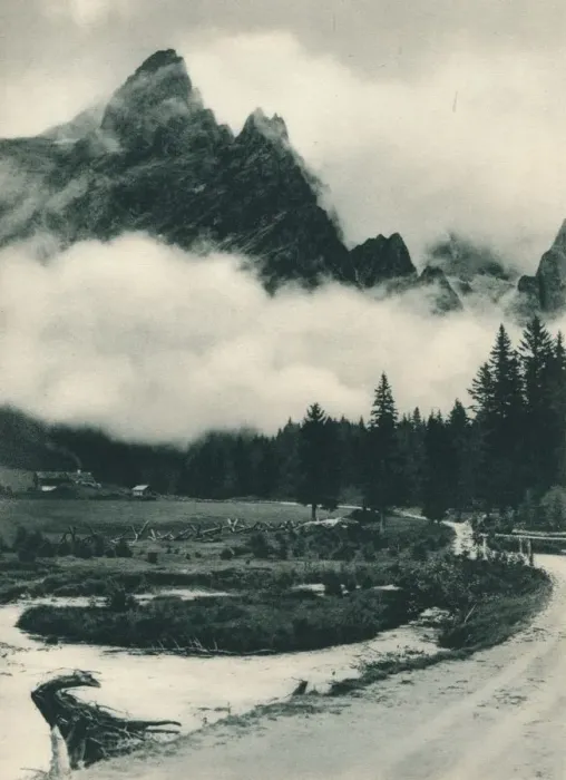 Framed Print : Pala Group in clouds, San Martino di Castrozza, Dolomites, Italy, 1927. Artist: Eugen Poppel Framed Print : Pala Group in clouds, San Martino di Castrozza, Dolomites, Italy, 1927. Artist: Eugen Poppel