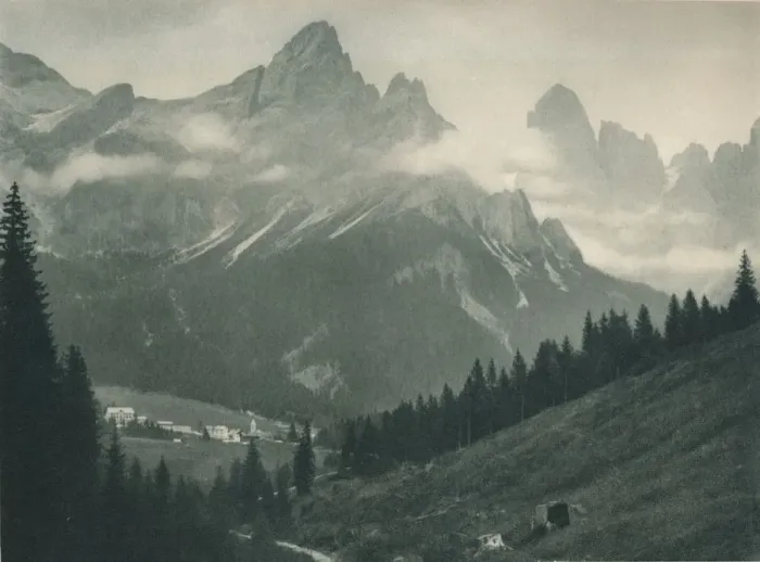 Framed Print : Pala Group, San Martino di Castrozza, Dolomites, Italy, 1927. Artist: Eugen Poppel Framed Print : Pala Group, San Martino di Castrozza, Dolomites, Italy, 1927. Artist: Eugen Poppel
