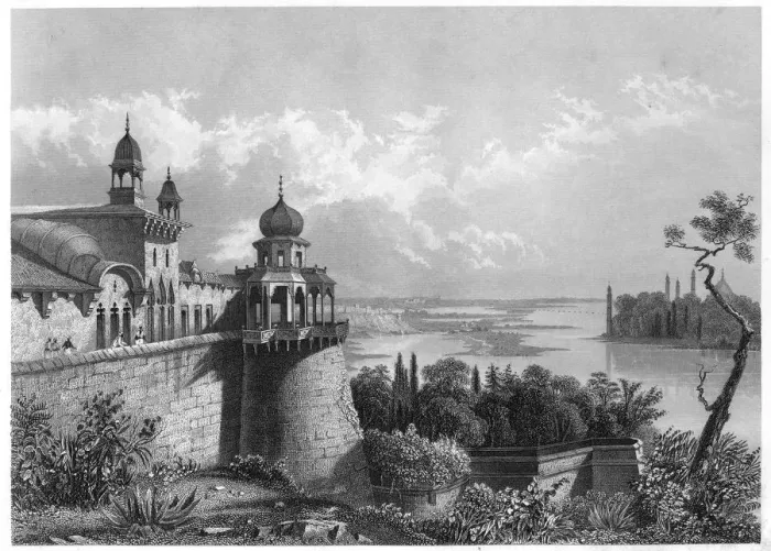 Framed Print : The Palace at Agra, c1860 Framed Print : The Palace at Agra, c1860