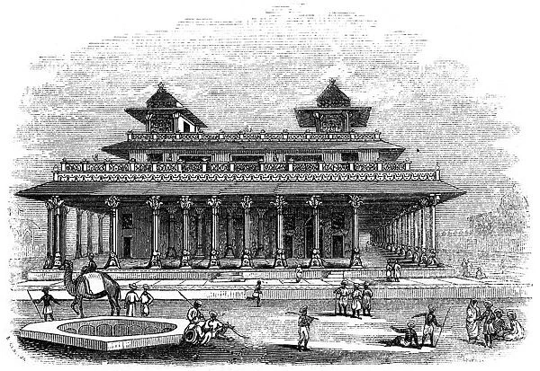 Palace of Allahabad, India, 1847. Artist: Bonner