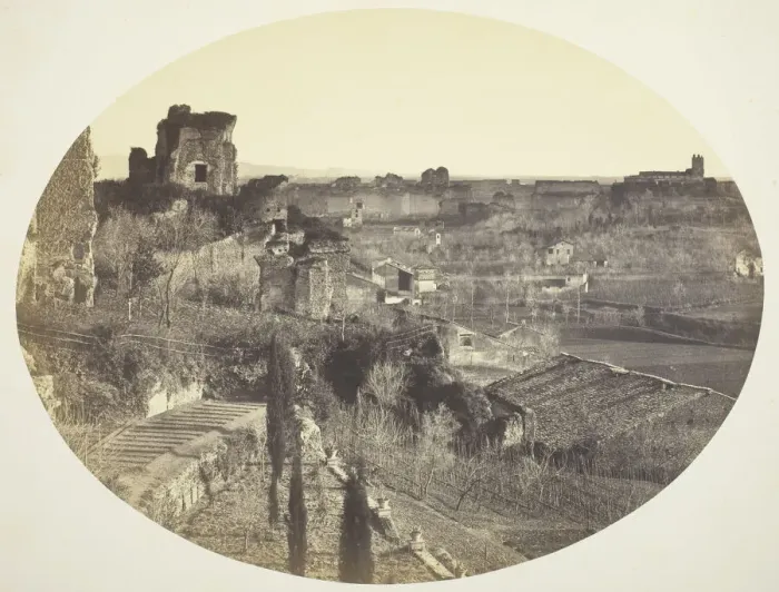 Framed Print : Palace of the Caesars on the Palatine, 1860. Creator: Robert MacPherson Framed Print : Palace of the Caesars on the Palatine, 1860. Creator: Robert MacPherson