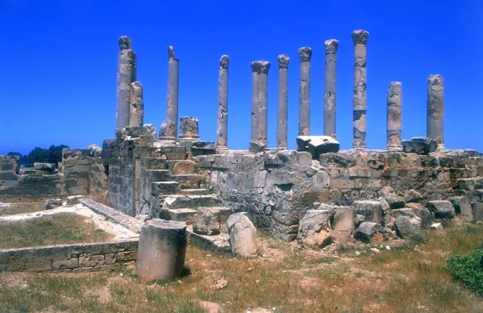 Framed Print : Palace of Columns, Tolmeita, Libya Framed Print : Palace of Columns, Tolmeita, Libya