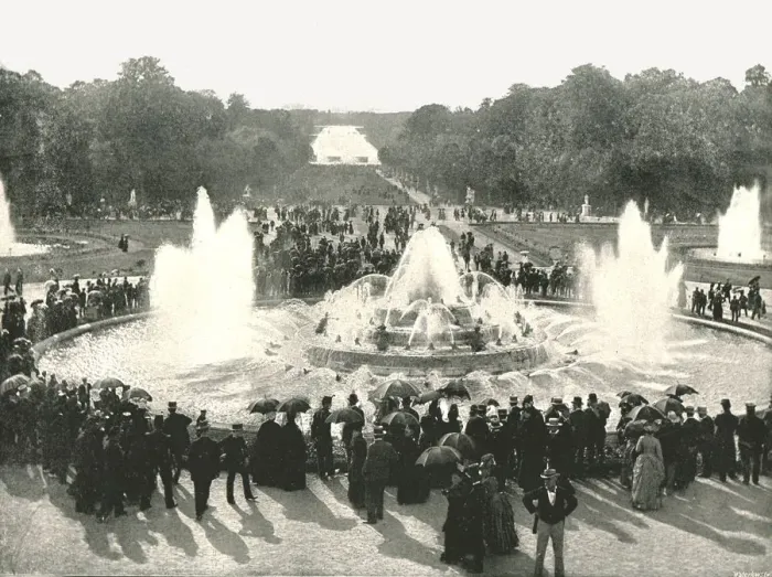 Framed Print : The Palace Fountains, Versailles, France, 1895. Creator: Unknown Framed Print : The Palace Fountains, Versailles, France, 1895. Creator: Unknown