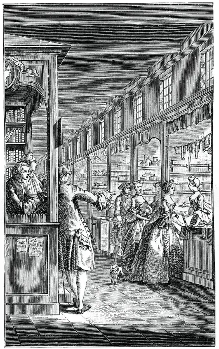Framed Print : The Palace Galleries, (1885). Artist: Hubert Francois Gravelot Framed Print : The Palace Galleries, (1885). Artist: Hubert Francois Gravelot
