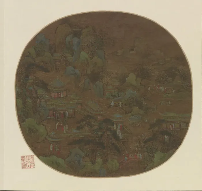Framed Print : Palace and gardens, Ming dynasty, 16th-17th century. Creator: Unknown Framed Print : Palace and gardens, Ming dynasty, 16th-17th century. Creator: Unknown