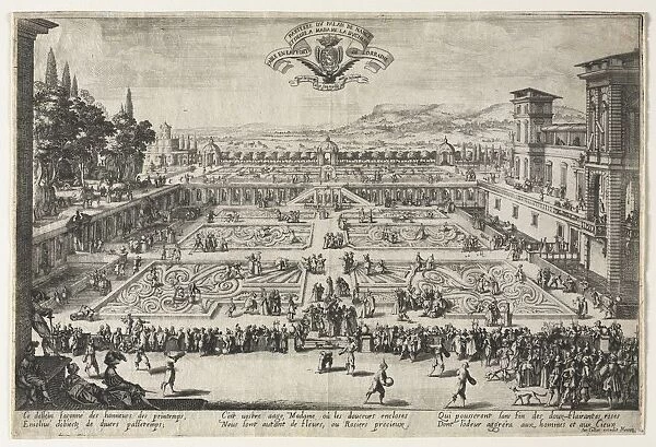 The Palace Gardens at Nancy, 1625. Creator: Jacques Callot (French, 1592-1635)