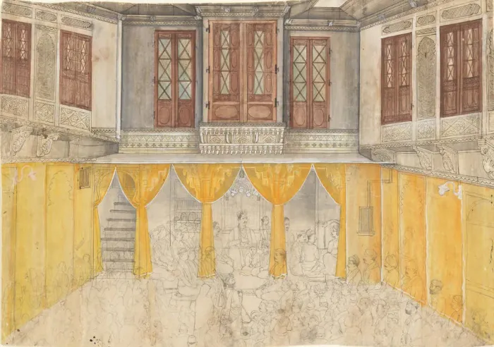 Framed Print : Palace Interior, ca. 1880-1900. Creator: Ragunath Framed Print : Palace Interior, ca. 1880-1900. Creator: Ragunath