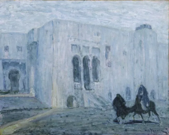 Framed Print : Palace of Justice, Tangier, ca. 1912-1913. Creator: Henry Ossawa Tanner Framed Print : Palace of Justice, Tangier, ca. 1912-1913. Creator: Henry Ossawa Tanner