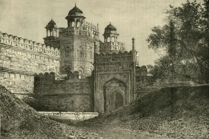 Framed Print : The Palace of the Mogul Emperors, Delhi, 1890. Creator: Unknown Framed Print : The Palace of the Mogul Emperors, Delhi, 1890. Creator: Unknown