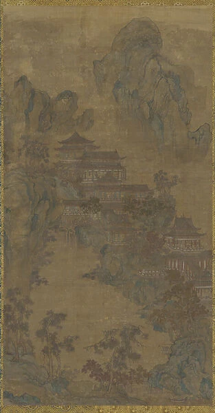 Palace in the Mountains, Ming dynasty, 16th-17th century. Creator: Unknown