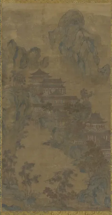 Framed Print : Palace in the Mountains, Ming dynasty, 16th-17th century. Creator: Unknown Framed Print : Palace in the Mountains, Ming dynasty, 16th-17th century. Creator: Unknown