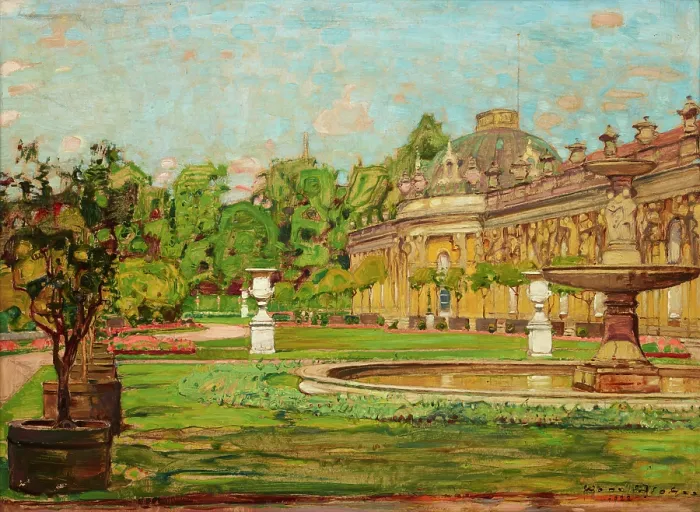 Framed Print : Palace Park in Potsdam, 1922. Creator: Unknown Framed Print : Palace Park in Potsdam, 1922. Creator: Unknown