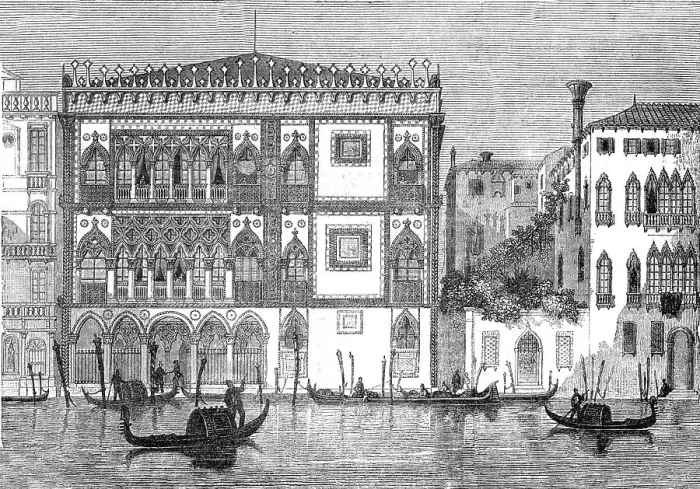 Framed Print : The Palace Pissani, on The Grand Canal, Venice, 1854. Creator: Unknown Framed Print : The Palace Pissani, on The Grand Canal, Venice, 1854. Creator: Unknown