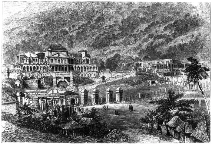 Framed Print : Palace of Sans Souci, Milot, Haiti, 1873. Artist: Millot Framed Print : Palace of Sans Souci, Milot, Haiti, 1873. Artist: Millot