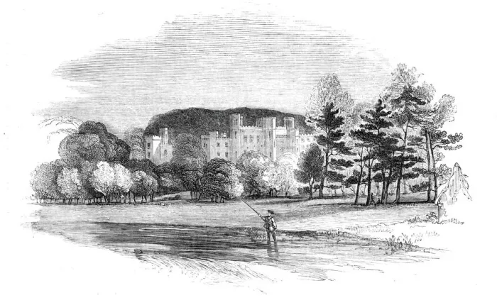 Framed Print : Palace of Scone, 1842. Creator: Unknown