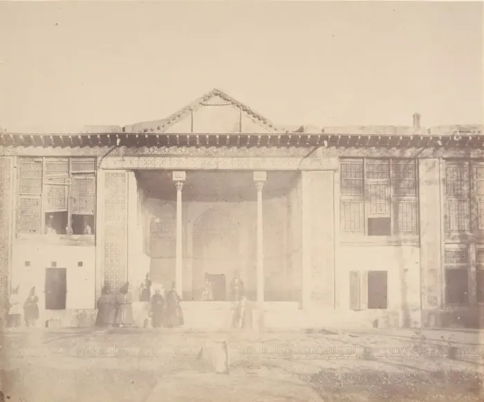 Framed Print : [Palace of the Shah, Teheran, Iran], 1840s-60s. Creator: Possibly by Luigi Pesce