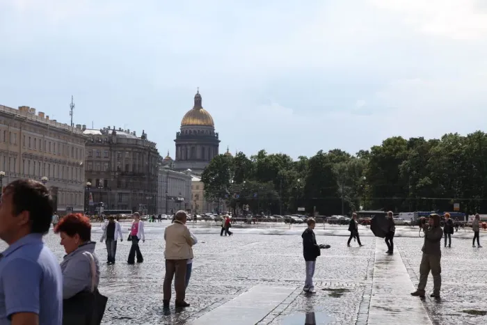 Framed Print : Palace Square, St Petersburg, Russia, 2011. Artist: Sheldon Marshall Framed Print : Palace Square, St Petersburg, Russia, 2011. Artist: Sheldon Marshall