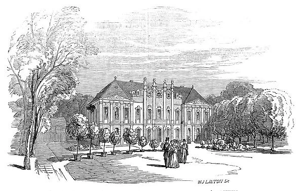 Palace of Tenneburg - from His Royal Highness Prince Alberts drawing, 1845. Creator: W