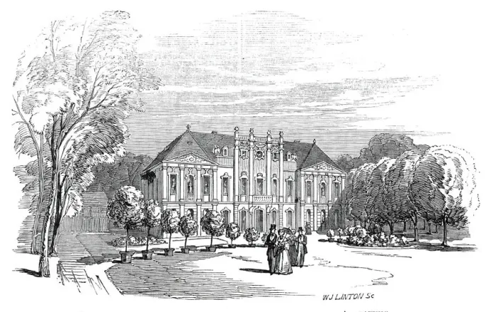 Framed Print : Palace of Tenneburg - from His Royal Highness Prince Alberts drawing, 1845. Creator: W Framed Print : Palace of Tenneburg - from His Royal Highness Prince Alberts drawing, 1845. Creator: W
