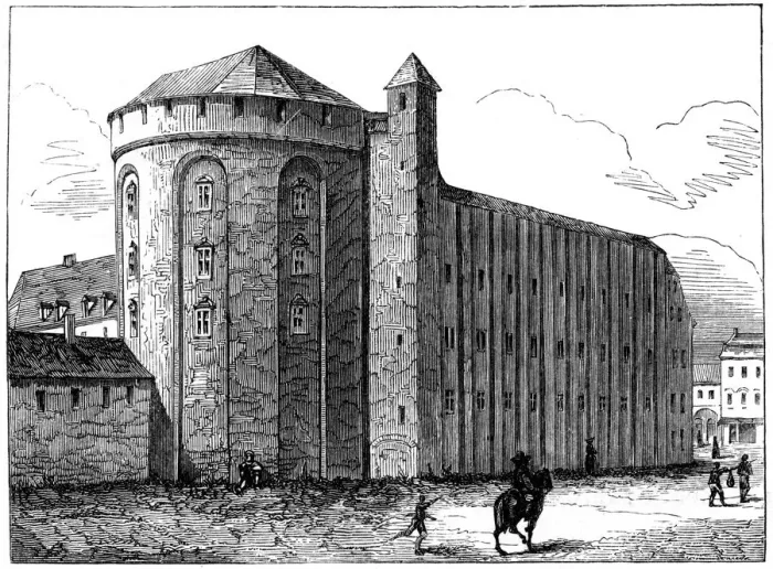 Framed Print : The Palace of Treves, France, c17th century (1849) Framed Print : The Palace of Treves, France, c17th century (1849)