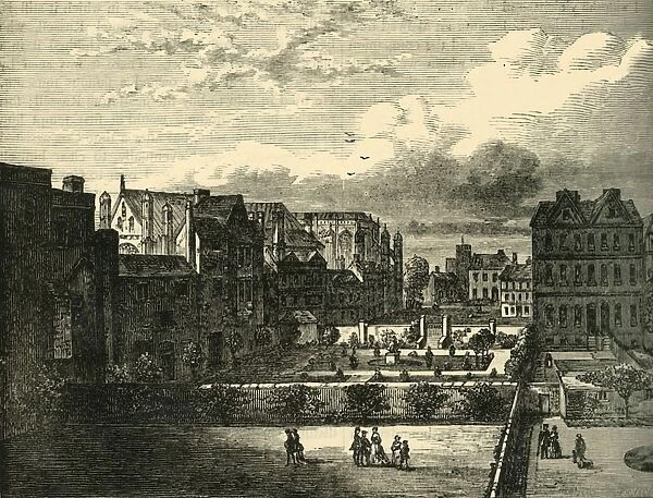 Palace Yard, from the South, (1881). Creator: Unknown