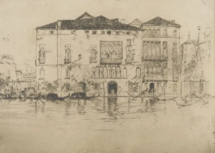 Framed Print : The Palaces, 1879-1880. Creator: James Abbott McNeill Whistler Framed Print : The Palaces, 1879-1880. Creator: James Abbott McNeill Whistler