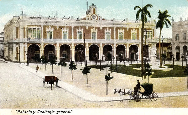 Palacio y Capitania general, Cuba, 1907