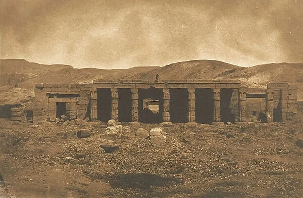 Palais de Gournah (Menephteun) a Thebes, 1849-50