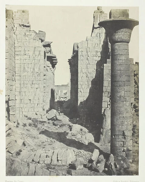 Palais de Karnak, Cour des Bubastites et Entree Principale de la Salle Hypostyle