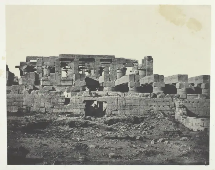 Framed Print : Palais de Karnak, Entree Meridionale de la Salle Hypostyle;Thebes Framed Print : Palais de Karnak, Entree Meridionale de la Salle Hypostyle;Thebes