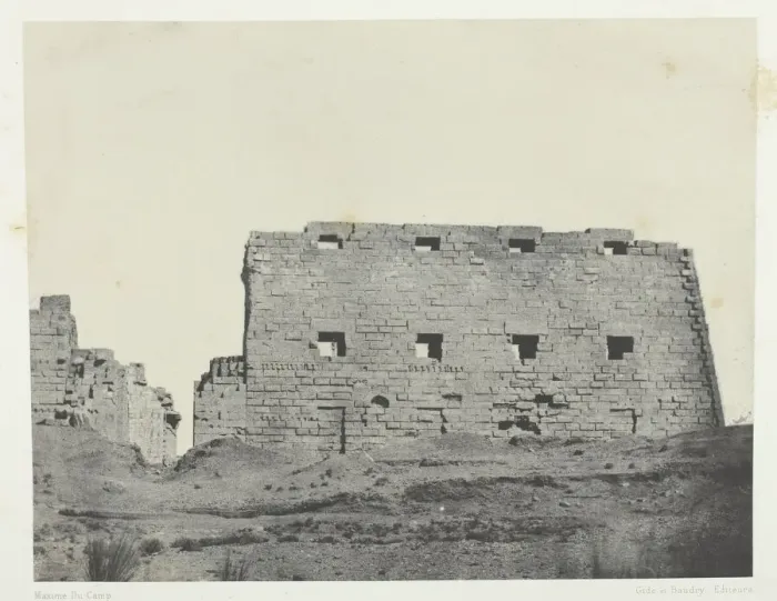 Framed Print : Palais de Karnak, Grands Pylones du Sud-Ouest;Thebes, 1849 / 51, printed 1852 Framed Print : Palais de Karnak, Grands Pylones du Sud-Ouest;Thebes, 1849 / 51, printed 1852