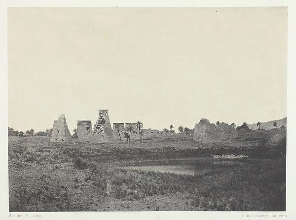 Palais de Karnak, Propylees du Sud;Thebes, 1849  /  51, printed 1852