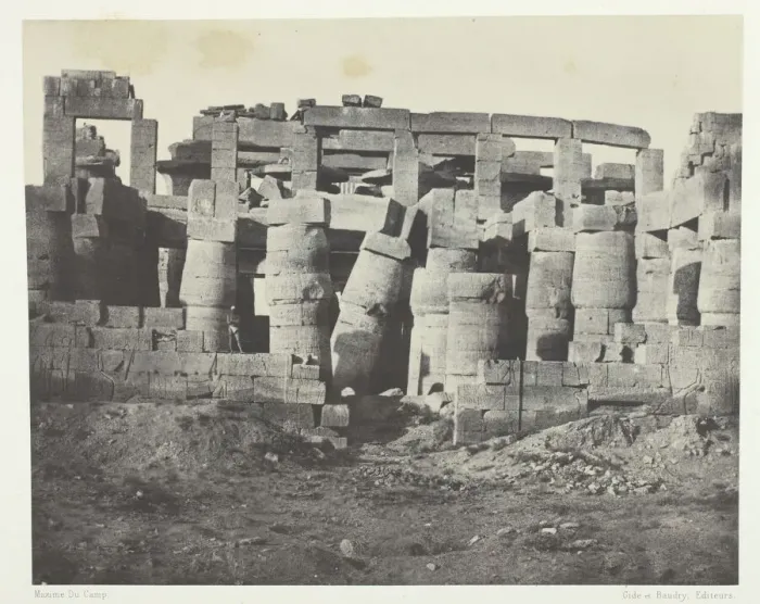 Framed Print : Palais de Karnak, Salle Hypostyle Prise au Nord;Thebes, 1849 / 51, printed 1852 Framed Print : Palais de Karnak, Salle Hypostyle Prise au Nord;Thebes, 1849 / 51, printed 1852