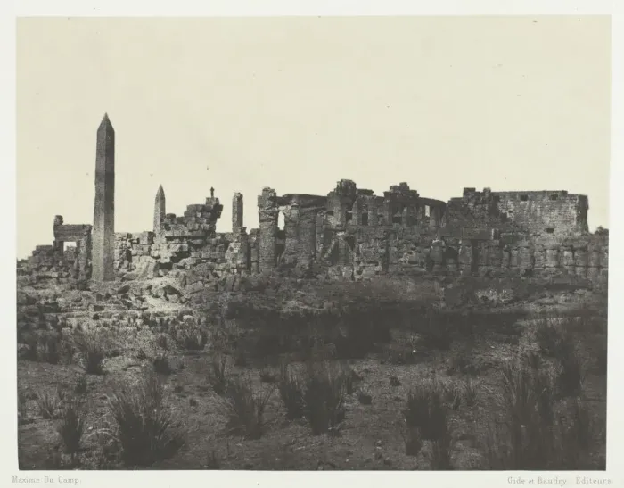 Framed Print : Palais de Karnak, Vue Generale des Ruines, Prise au Nord;Thebes, 1849 / 51 Framed Print : Palais de Karnak, Vue Generale des Ruines, Prise au Nord;Thebes, 1849 / 51