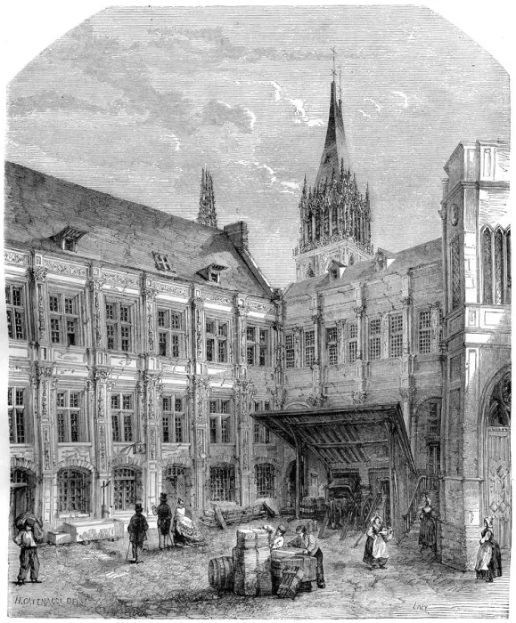 Framed Print : Palais de la Chambre, Rouen, France, 1882-1884 Framed Print : Palais de la Chambre, Rouen, France, 1882-1884