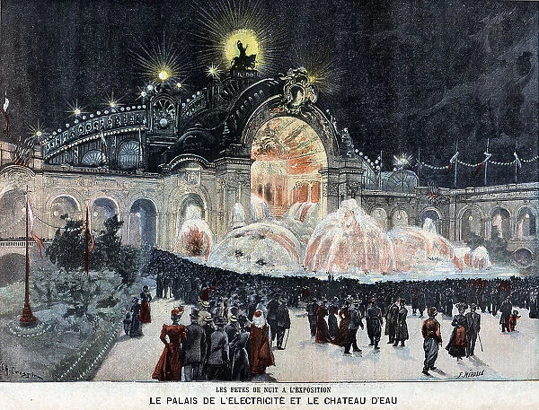 Palais de l'Électricité. Exposition universelle de 1900, 1900. Creator: Méaulle, Fortuné (1844-1916)