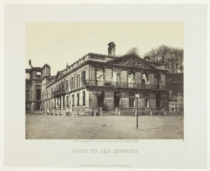 Framed Print : Palais de Saint-Cloud, 1870 / 71. Creator: Charles Soulier Framed Print : Palais de Saint-Cloud, 1870 / 71. Creator: Charles Soulier