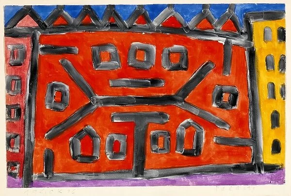 Palaste (Palaces), 1940. Artist: Klee, Paul (1879-1940)
