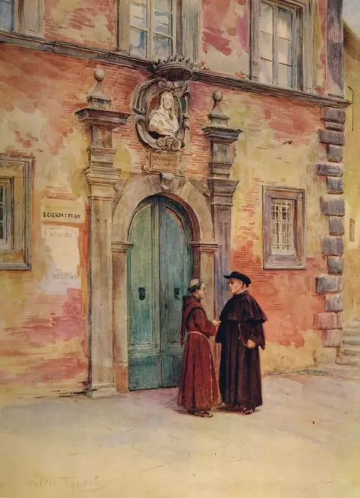 Framed Print : Palazzo Negroni, Montepulciano, c1900 (1913). Artist: Walter Frederick Roofe Tyndale Framed Print : Palazzo Negroni, Montepulciano, c1900 (1913). Artist: Walter Frederick Roofe Tyndale
