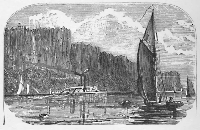 Framed Print : The Palisades, 1883 Framed Print : The Palisades, 1883