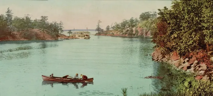 Framed Print : Palisades Rift, Thousand Islands, c1901. Creator: Unknown Framed Print : Palisades Rift, Thousand Islands, c1901. Creator: Unknown