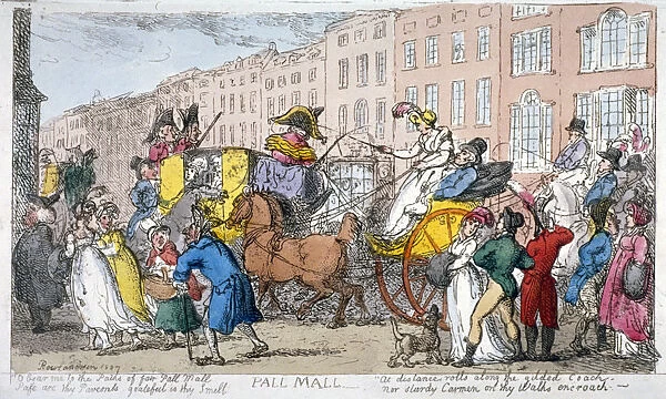 Pall Mall, 1807 Artist