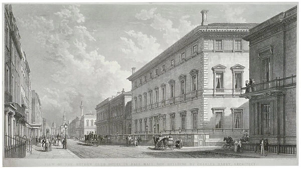 Pall Mall, Westminster, London, 1840. Artist: Thomas Higham