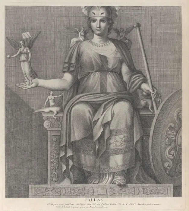 Framed Print : Pallas, 1680-1741. Creator: Giovanni Girolamo Frezza Framed Print : Pallas, 1680-1741. Creator: Giovanni Girolamo Frezza