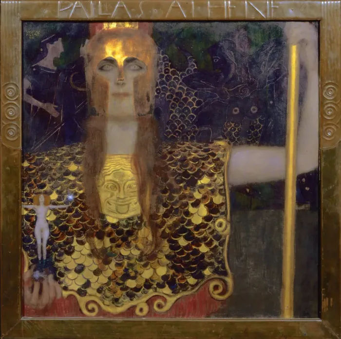 Framed Print : Pallas Athena, 1898. Artist: Klimt, Gustav (1862-1918) Framed Print : Pallas Athena, 1898. Artist: Klimt, Gustav (1862-1918)