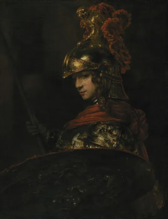 Framed Print : Pallas Athena, c1657. Creator: Rembrandt van Rhijn (1606-1669) Framed Print : Pallas Athena, c1657. Creator: Rembrandt van Rhijn (1606-1669)