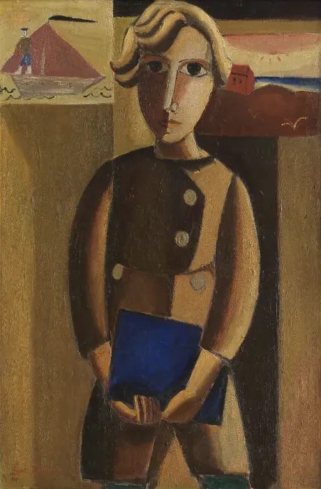 Framed Print : Pally, 1922. Creator: Gustave De Smet Framed Print : Pally, 1922. Creator: Gustave De Smet
