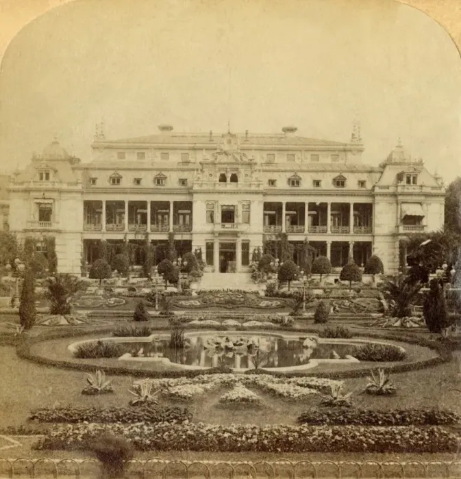 Framed Print : Palm Gardens, Frankfort, Germany, 1894. Creator: Bert Underwood Framed Print : Palm Gardens, Frankfort, Germany, 1894. Creator: Bert Underwood
