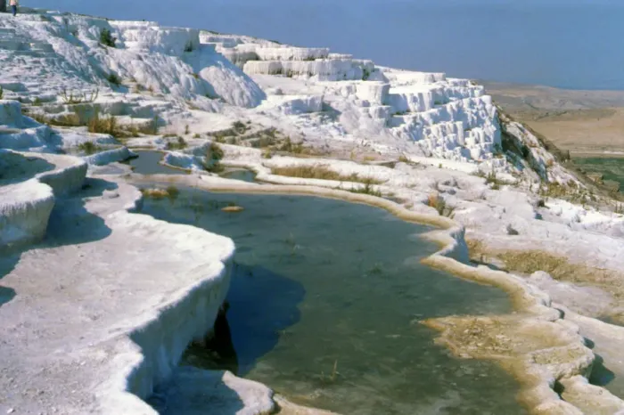Framed Print : Pamukkale, Turkey. c20th century Framed Print : Pamukkale, Turkey. c20th century