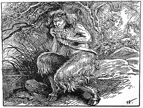 Pan, from The Book of Myths by Amy Cruse, 1925